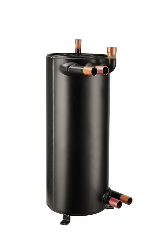 25.4mm tubos dobles de pequeño volumen eficiente intercambiador de calor de seguridad del tanque para el aire acondicionado de fuente de agua, refrigerador industrial