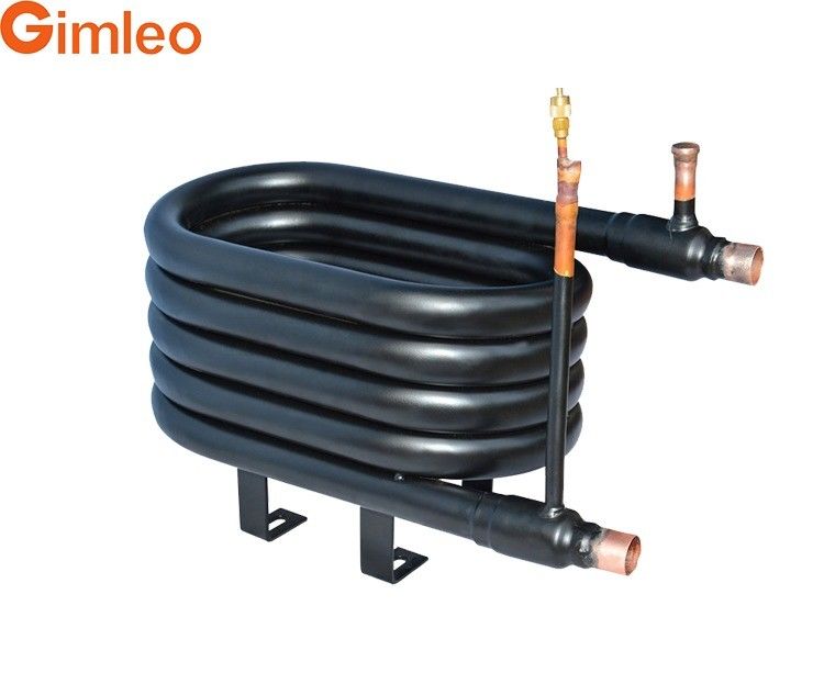 Intercambiador de calor de bobina coaxial de cobre industrial GY-0200C para condensador / evaporador