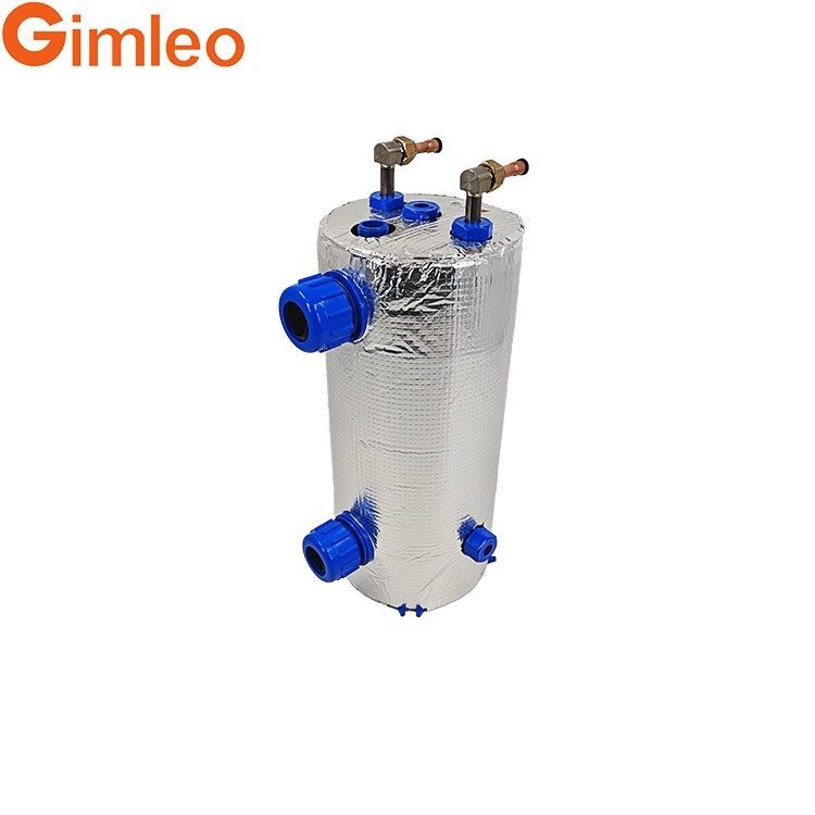 Flujo de agua 2.0 M3/h Intercambiador de calor de titanio con aislamiento de grado ETA-1.5 TA1