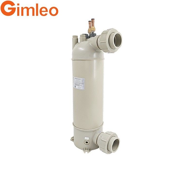Intercambiador de calor de agua de mar de 5 MPa de presión máxima con PPR HTS-2 de titanio resistente a la corrosión