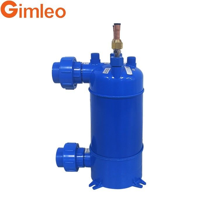 1Condensador de agua de mar con bobina de titanio de 5 HP R22 MHTA-1.5 Refrigeración sostenible / duradera