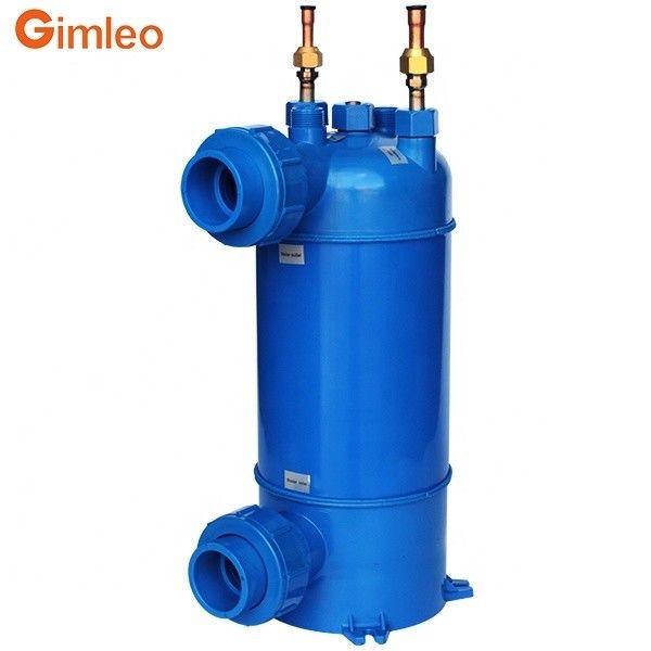Intercambiador de calor de tubo de titanio MHTA-3 con concha de PVC / 12.7 conector de refrigerante