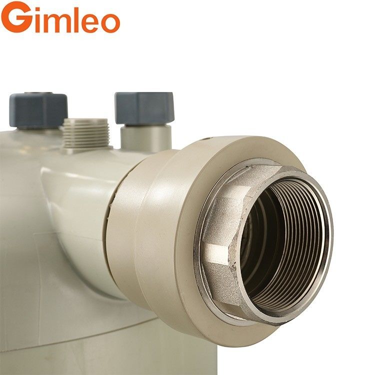 Intercambiador de calor industrial de agua de mar HTS-7 de 34 kW PPR con presión de trabajo máxima de 5.2MPa