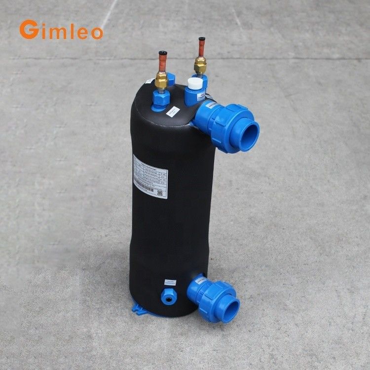 Intercambiador de calor de evaporador de titanio para sistemas de refrigeración de tubos atornillados en la industria química
