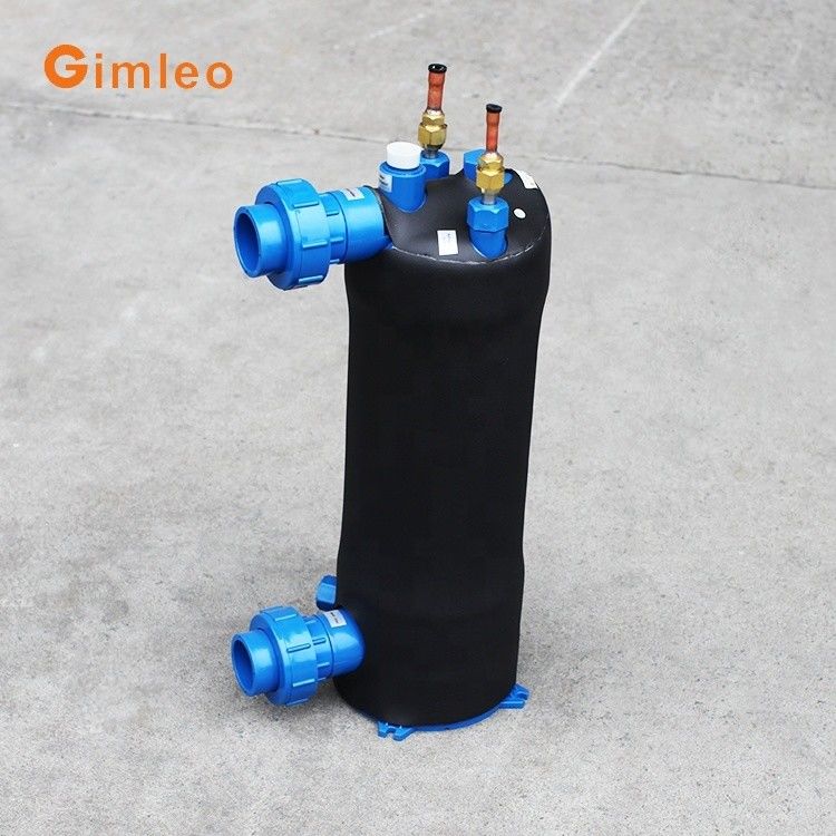 Intercambiador de calor de evaporador de titanio para sistemas de refrigeración de tubos atornillados en la industria química