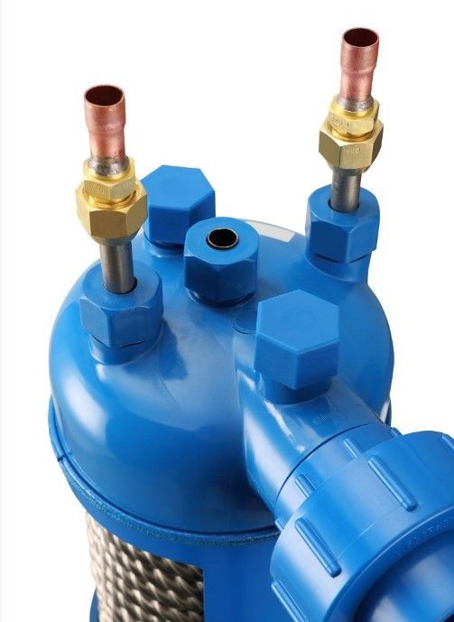 Exchanger de calor de tubo de titanio de tornillo con carcasa de PVC para el evaporador MHTA-3