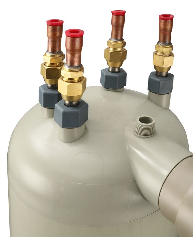 HTS-7 PPR Shell Soldado 12,7 mm tubo de titanio intercambiador de calor para el ajuste de temperatura