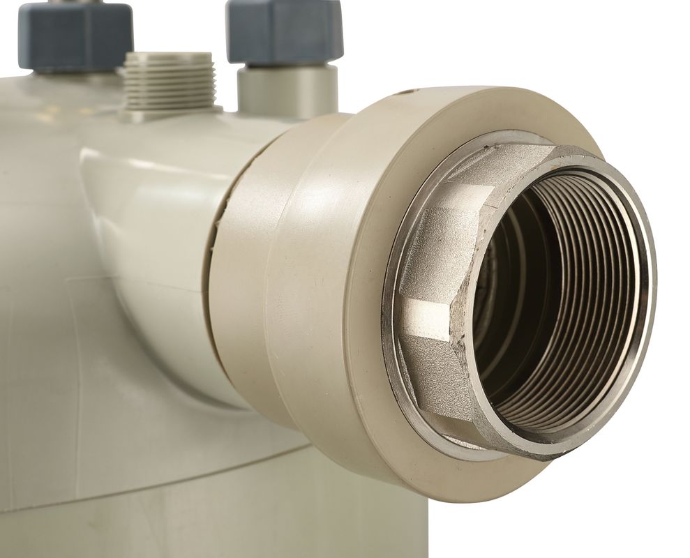 HTS-7 PPR Shell Soldado 12,7 mm tubo de titanio intercambiador de calor para el ajuste de temperatura
