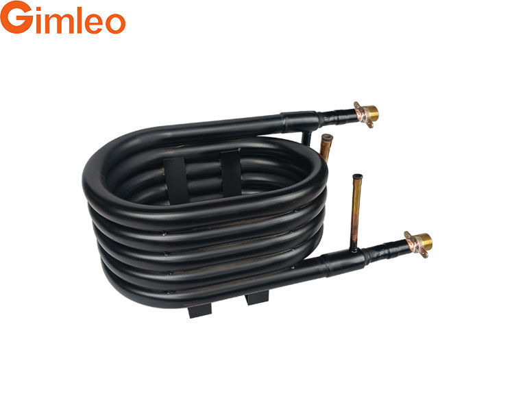 Exchanger de calor de fuente de aire Gimleo de ahorro de energía duradero para calentador de agua GY-0154C 15 KG con conexión de agua de 1 pulgada