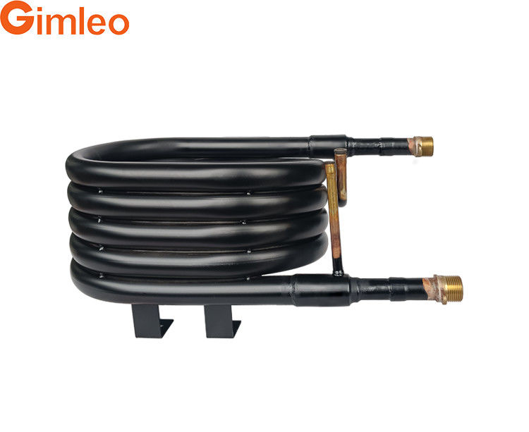 Intercambiador de calor de fuente de aire Gimleo para calentador de agua con conexión de agua de 1 pulgada y GY-0154C 15 KG