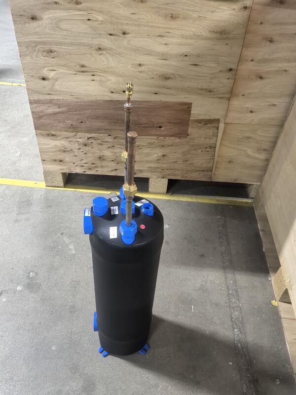 Gimleo Titanio TA1 Material del tubérculo interno Intercambiador de calor de titanio MHTA-1.5 ((NZ) Condensador o evaporador automático construido para rendimiento térmico