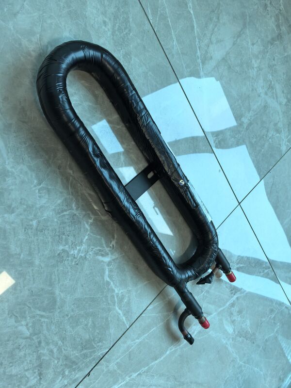 Altura Mm 520 Intercambiador de calor coaxial que soporta la presión del refrigerante 3.5Mpa y los refrigerantes R22 R134a R407c R410a Diseñado para la transferencia térmica