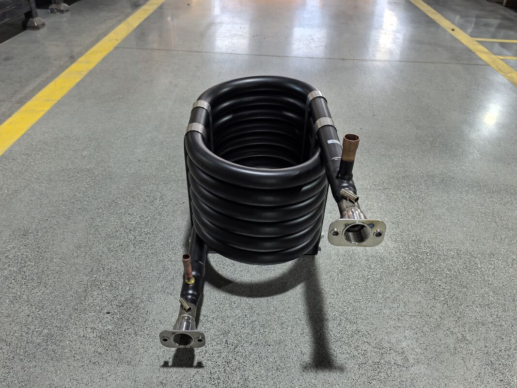 Capacidad de calefacción Intercambiador de calor coaxial de 6 a 300 kW Operando en un rango de temperatura de menos 50 a 150 grados Celsius Sistema de transferencia de calor