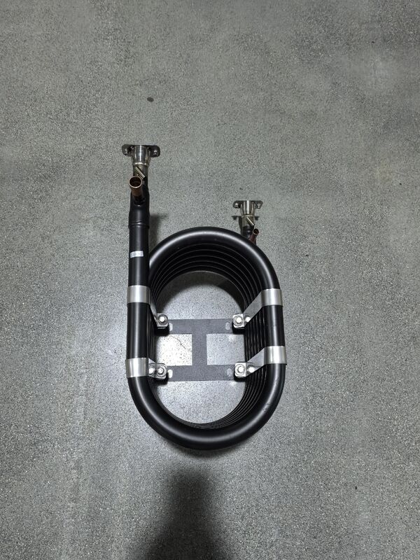 Capacidad de calefacción de 6 a 300 kW Intercambiador de calor coaxial que soporta un rango de temperatura de trabajo de menos 50 a 150 grados centígrados