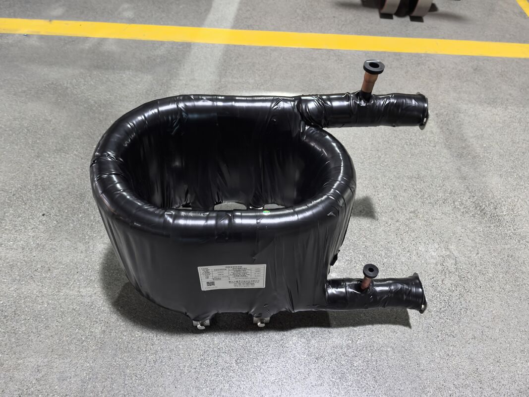 Intercambiador de calor marino de tubo en tubo Intercambiador de calor coaxial optimizado para una instalación compacta y un intercambio de calor efectivo