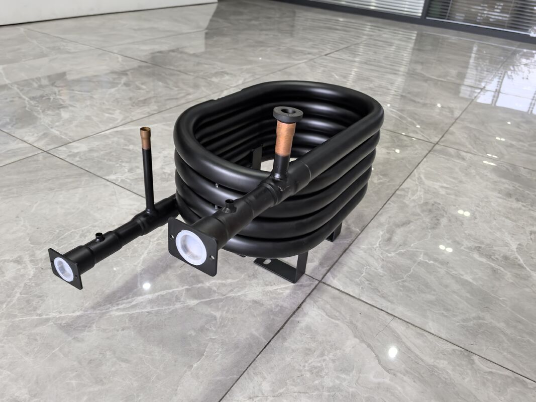 Presión de agua 1.0Mpa Intercambiador de calor coaxial Adecuado para refrigerantes R22 R134a R407c R410a R32 R290 Capacidad de 5 a 300 kg