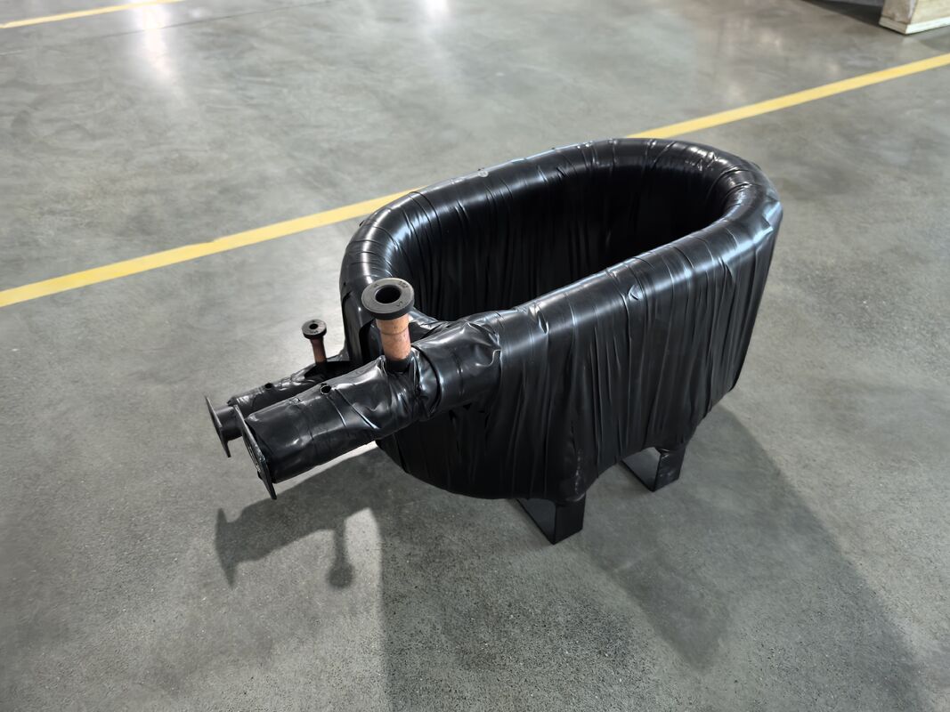 Rango de temperatura de funcionamiento de menos 50 grados Celsius a 150 grados Celsius Intercambiador de calor coaxial con altura de 120 a 1000 milímetros y anchura de 140 milímetros para la gestión térmica