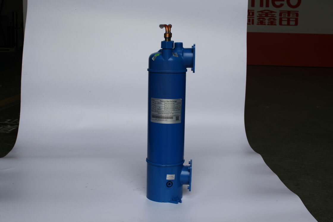 Intercambiador de calor de titanio para calefacción y refrigeración diseñado para entre 0 y 40 grados Celsius con bajas necesidades de mantenimiento