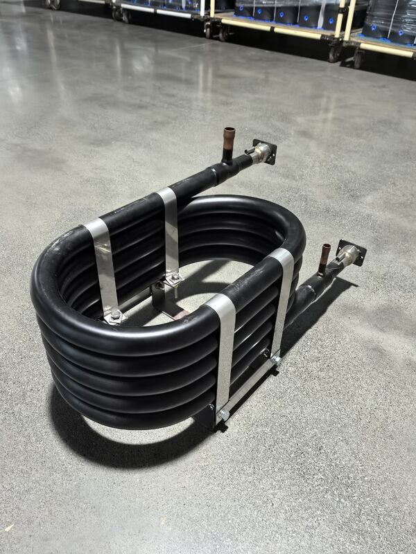 Intercambiador de calor coaxial de alta eficiencia con presión máxima de 4.2MPA y opciones de acero inoxidable, cobre y titanio