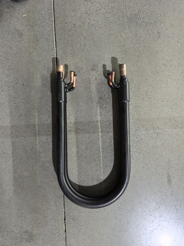 Intercambiador de calor coaxial con construcción de tubo de torsión en espiral para una alta resistencia a la corrosión y un diámetro de tubería de 38 mm/63 mm