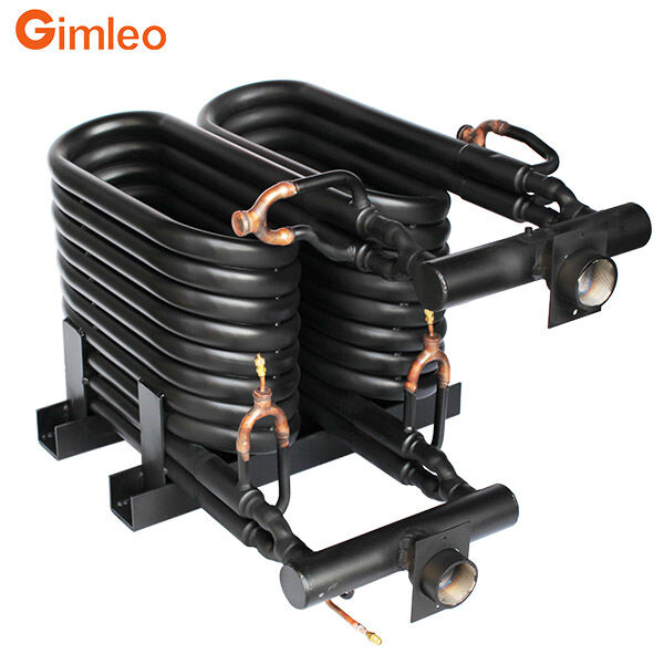 TUBO EVAPORADOR DE CONDENSADOR 20HP 70KW 240000 BTU en INTERCAMBIADOR DE CALOR DE TUBO INTERCAMBIADOR DE CALOR COAXIAL para HVACR