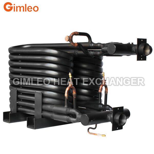 TUBO EVAPORADOR DE CONDENSADOR 20HP 70KW 240000 BTU en INTERCAMBIADOR DE CALOR DE TUBO INTERCAMBIADOR DE CALOR COAXIAL para HVACR