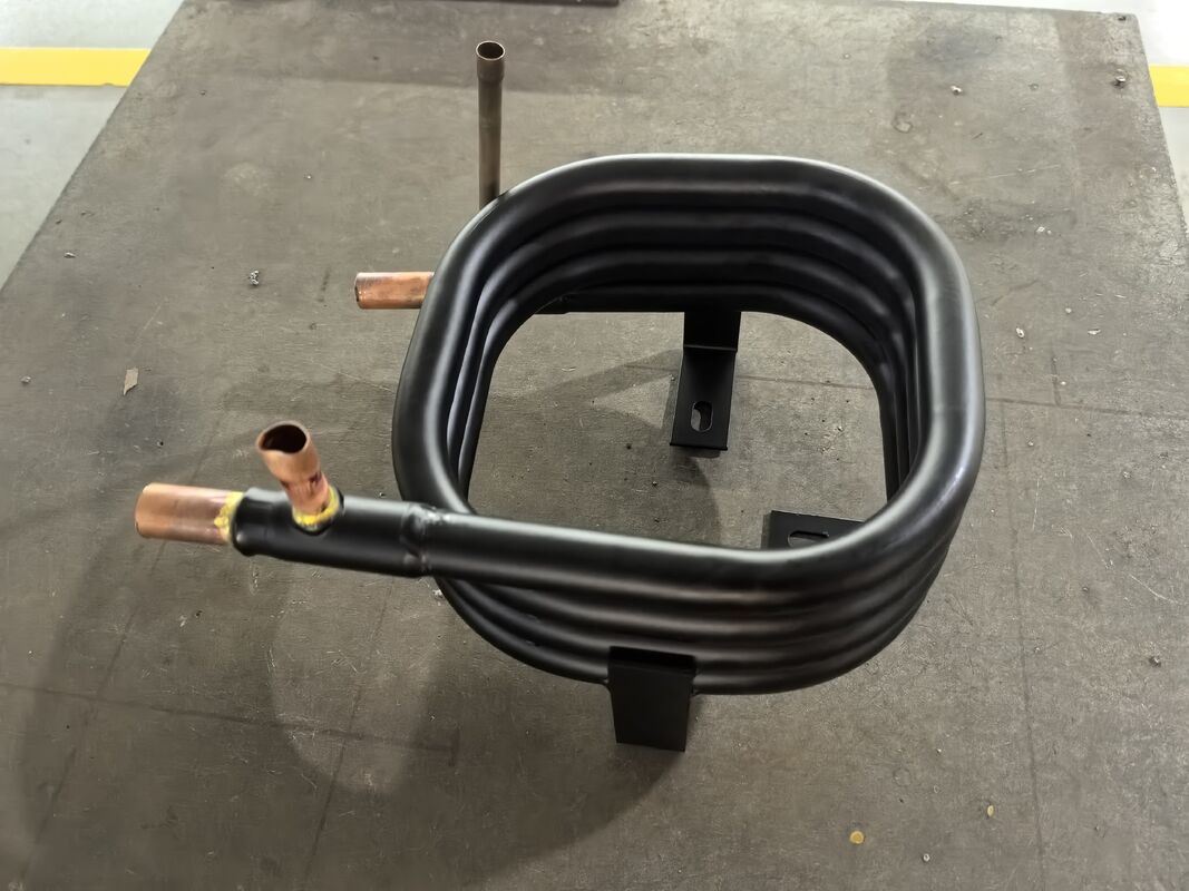 Tipo de instalación de tubo en tubo Coaxial Intercambiador de calor de tubo con espesor de tubo interno de 06 mm Apto para el procesamiento químico
