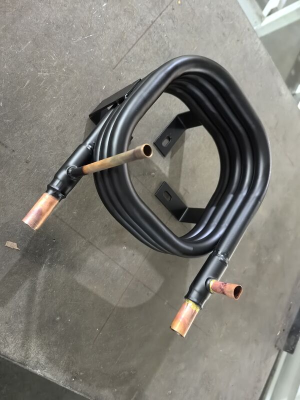 Cambio de calor Condensador de intercambiador de calor con material de tubo interno TA1 de titanio adecuado para uso industrial