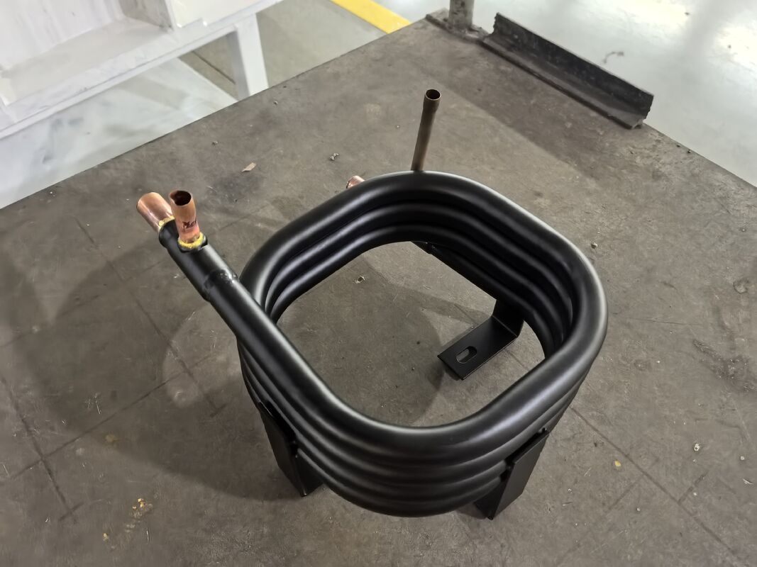 Material del tubo interno Titanio TA1 Secador de aire Intercambiador de calor que soporta el lado del refrigerante Rango de temperatura de menos 50 grados Celsius a 150 grados Celsius para enfriamiento