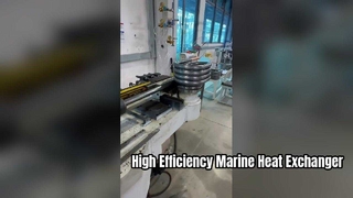 Intercambiador de calor coaxial de grado industrial para uso marino
