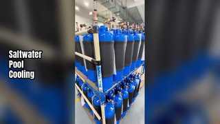 Intercambiador de calor de agua salada para piscinas